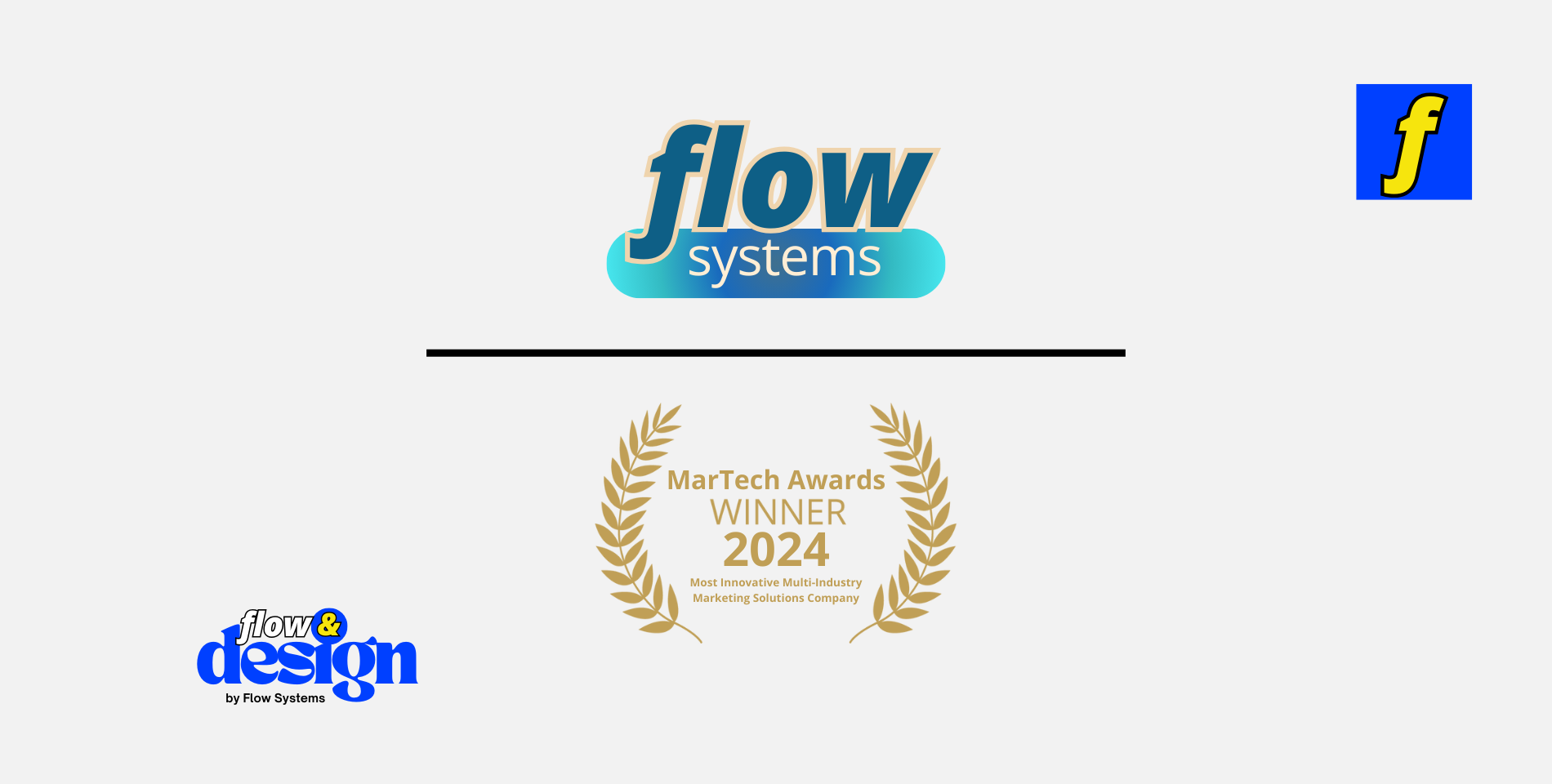 Flow Systems: MarTech Awards 2024 Winner - A Beacon of Innovation for Flow & Design