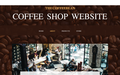 Coffee Shop Website Template